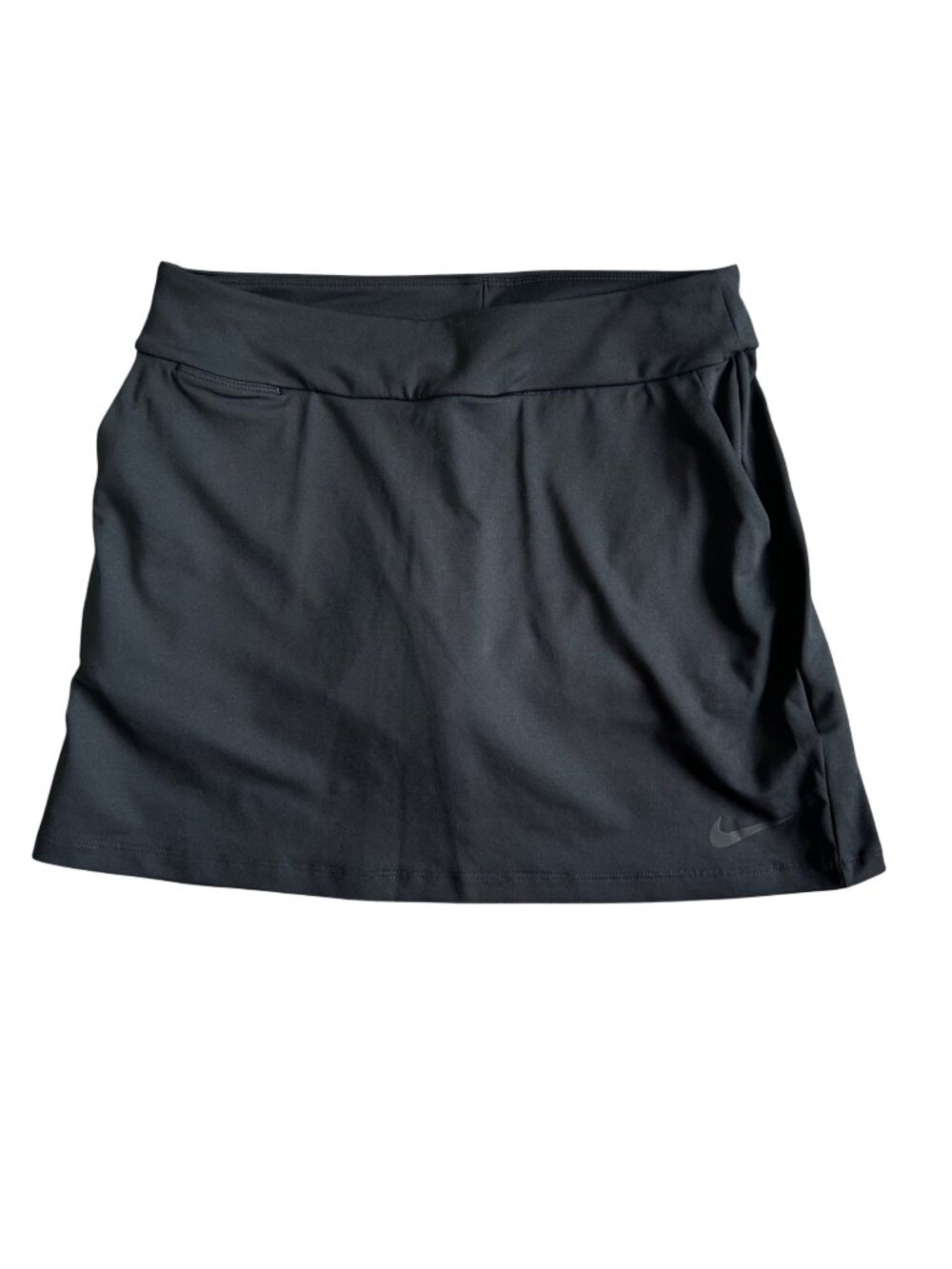 Nike Womens Sz Small Dri-Fit Black Tennis Skirt With Pockets New With Tags